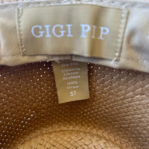 GIGI PIP BRE STRAW PORK PIE - NATURAL - Picture 8 of 10